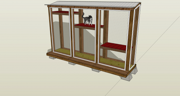 outdoor cat enclosure design by cat topia