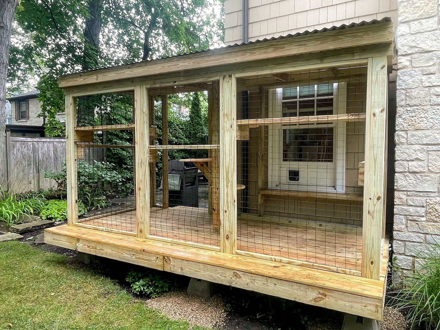 Glencoe Illinois Catio Build